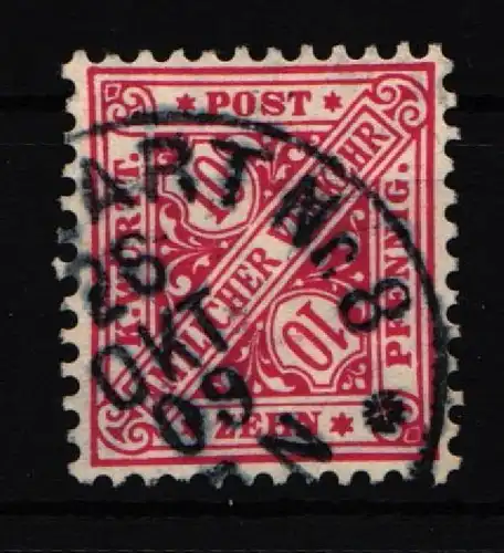 Württemberg Dienstmarken 230 b gestempelt geprüft Infla Berlin #IT475