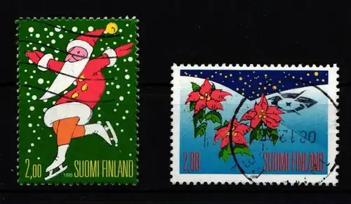 Finnland 1317-1318 gestempelt Weihnachten #IQ955