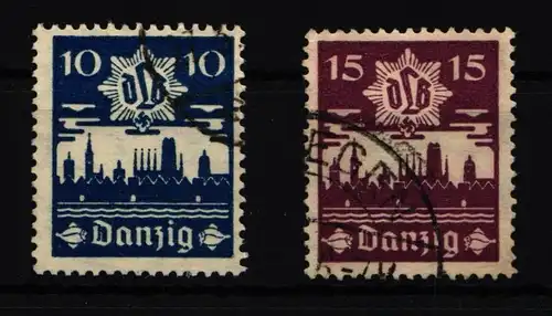 Danzig 267-268 gestempelt #IS171
