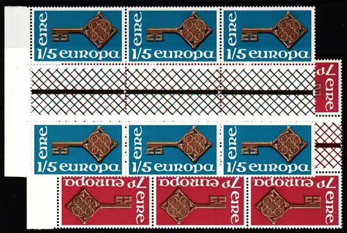 Irland 202-203 ZS postfrisch CEPT, als Sechserblöcke #IG612