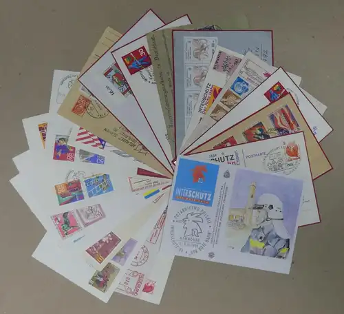 Motiv Feuerwehr Lot über 100 Belege etc gestempelt s. Bild #IQ471