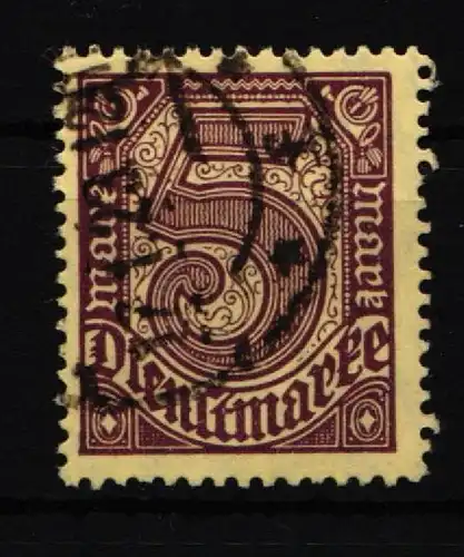 Deutsches Reich Dienst 33 b gestempelt geprüft Infla Berlin #IT186