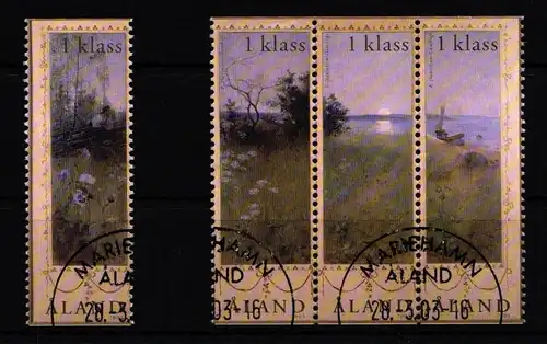 Aland 219-222 gestempelt Sommerlandschaft #IR212