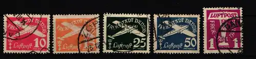 Danzig 251-255 gestempelt #IS238