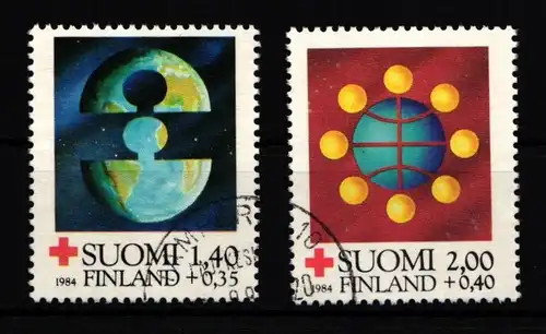 Finnland 946-947 gestempelt Rotes Kreuz Friedensarbeit #IQ859