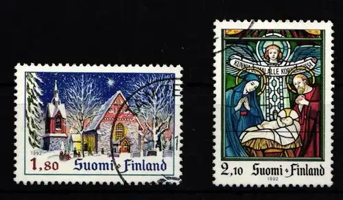 Finnland 1195-1196 gestempelt Weihnachten #IQ919