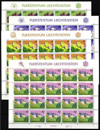Liechtenstein 974-977 postfrisch Kleinbogensatz #IH943