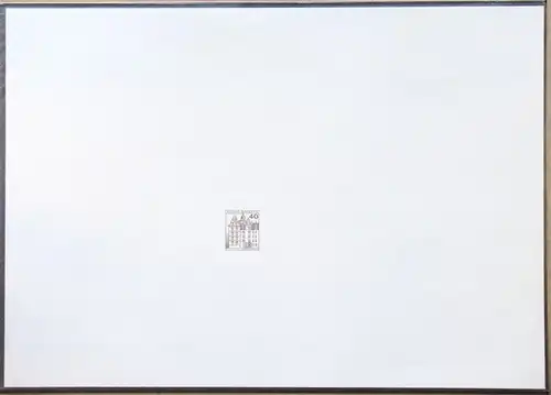 BRD 1037 ohne Gummi Andruckbogen #IU155