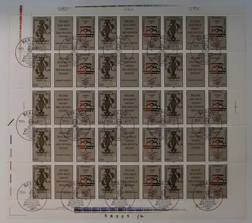 DDR 2697-2698 gestempelt Zusammendruckbogen komplett #IV776