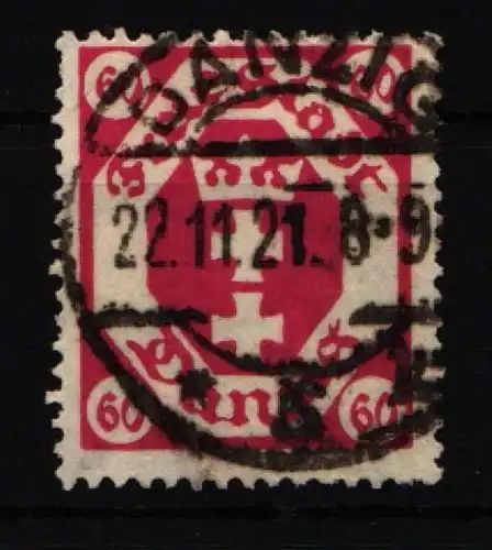 Danzig 81a gestempelt geprüft Infla Berlin #IQ228