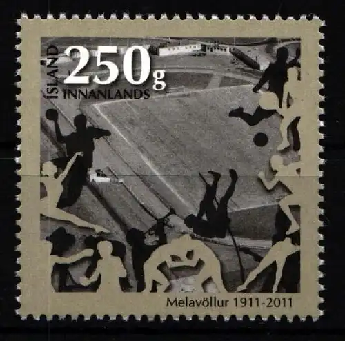 Island 1322 postfrisch 100 Jahre Sportplatz Melavöllur #IR013