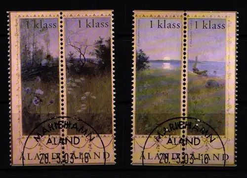Aland 219-222 gestempelt Sommerlandschaft #IR209
