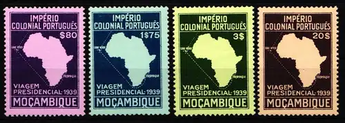 Mosambik 324-327 mit Falz #IW161