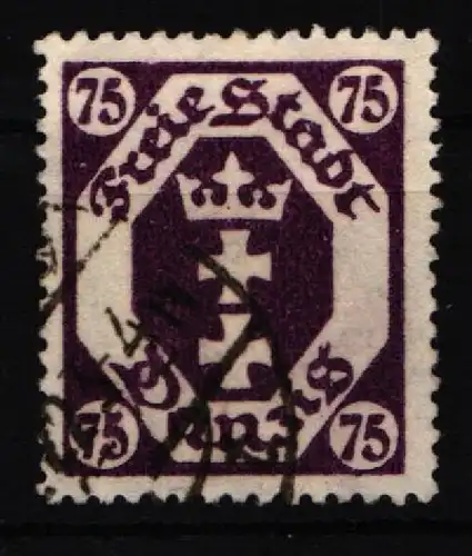 Danzig 93 gestempelt geprüft Infla Berlin #IQ246