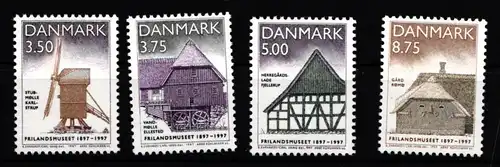 Dänemark 1146-1149 postfrisch 100 Jahre Freilichtmuseum #IR262