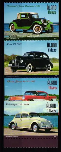 Aland 247-250 postfrisch Klassische Automobile #IR185