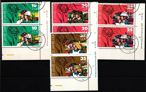 DDR 2898-2901 DV gestempelt #IU485