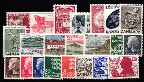 Dänemark Jahrgang 1979 postfrisch #IR241