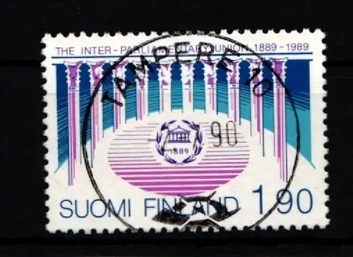 Finnland 1092 gestempelt 100 Jahre Interparlamentarische Union #IQ891