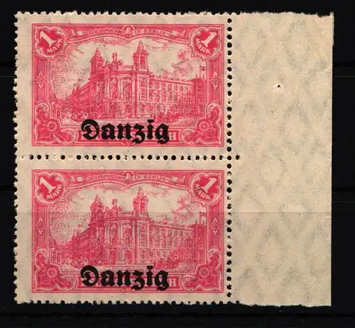 Danzig PF 8 II postfrisch Plattenfehler #IQ079