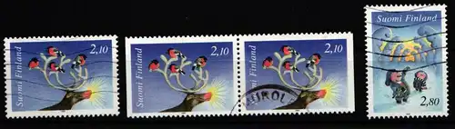 Finnland 1242-1243 gestempelt Paar 100. Geburtstag von Wäinö Aaltonen #IQ938