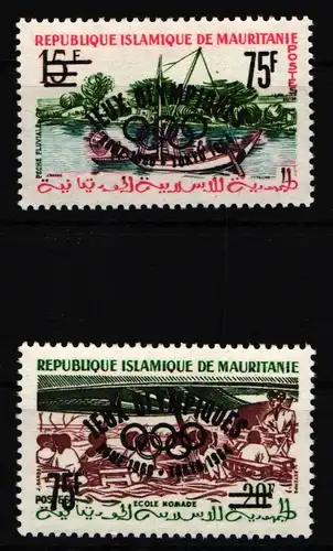 Mauretanien I/I-II/I postfrisch Olympische Sommerspiele Rom 1962 #IQ161