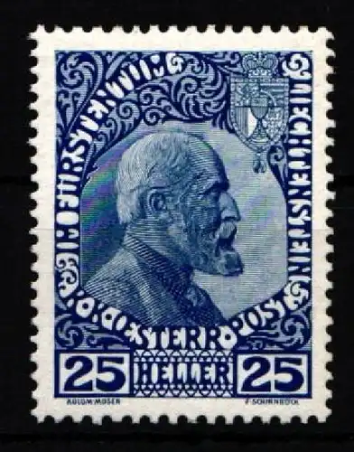 Liechtenstein 3x mit Falz #HZ428