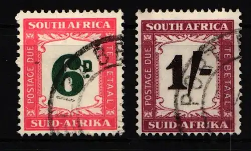 Südafrika Portomarken 43-44 gestempelt #IW222
