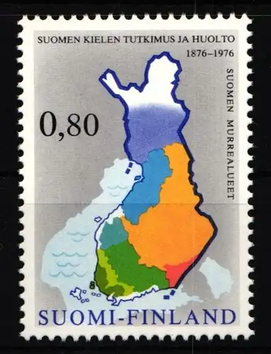 Finnland 784 postfrisch Landkarte von Finnland #IR377