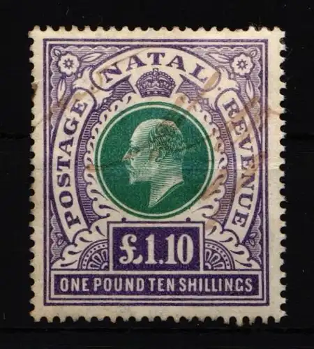 Südafrika Natal 74 gestempelt mit Federzug #IW193