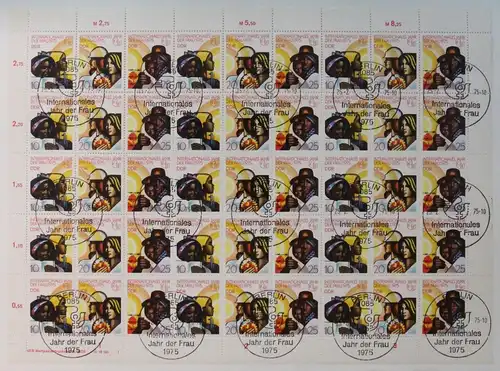 DDR 2050-2052 gestempelt Zusammendruckbogen komplett #IV756