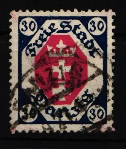 Danzig 78 gestempelt geprüft Infla Berlin #IQ218