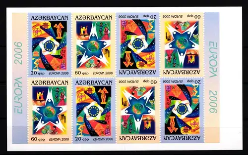 Aserbaidschan Markenheftchen mit 638-639 postfrisch Cept #IG895