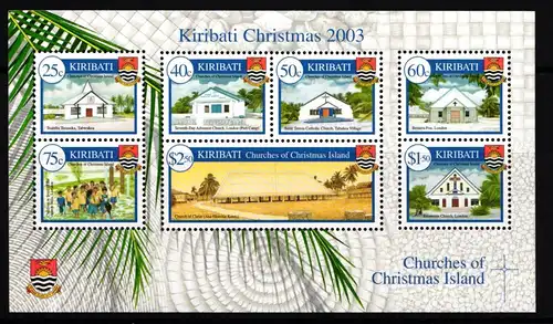 Kiribati Block 51 postfrisch Weihnachten #II228