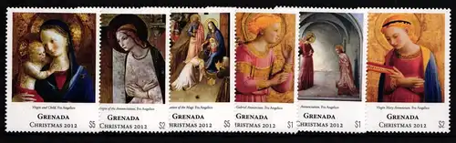 Grenada 5609-5614 postfrisch Weihnachten #II577