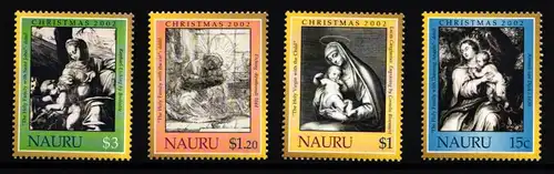 Nauru 549-552 postfrisch Weihnachten #II267