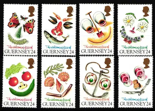 Großbritannien Guernsey 662-669 postfrisch #IP628