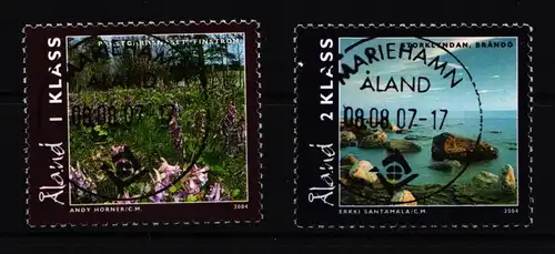 Aland 241-242 gestempelt Landschaften #IR138