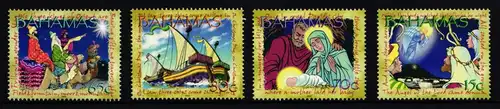 Bahamas 1125-1128 postfrisch Weihnachten #II375