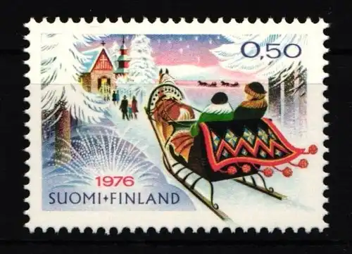 Finnland 793 postfrisch Weihnachten #IR382
