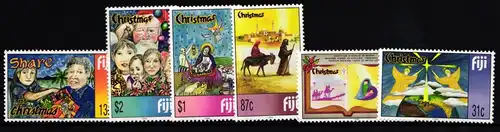 Fidschi Inseln 898-903 postfrisch Weihnachten #II441