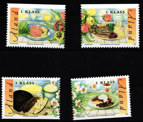 Aland 203-206 postfrisch Åländische Speisen #IR172