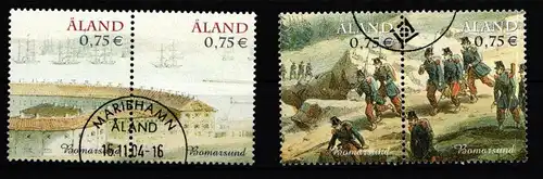 Aland 236-239 gestempelt 150. Jahre Zerstörung Festung Bomarsund #IR216