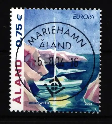 Aland 234 gestempelt Ferien #IR135