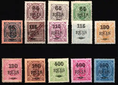 Portugiesisch-Kongo 29-41 mit Falz (Nr. 30 ohne Gummi) #IW151