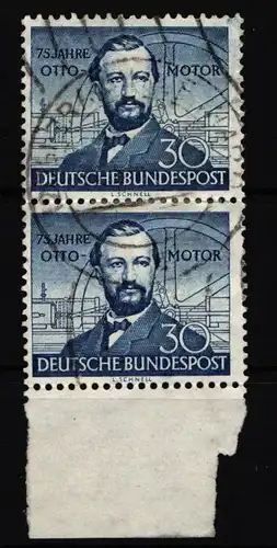 BRD Bund 150 gestempelt als Paar mit Vollstempel #IW282