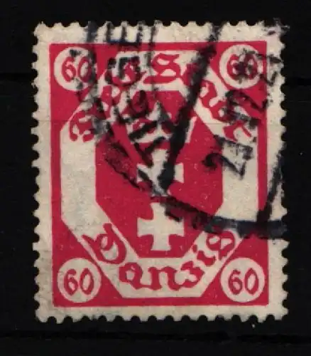 Danzig 81a gestempelt geprüft Infla Berlin #IQ229