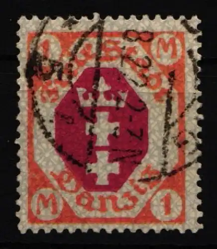 Danzig 83 gestempelt geprüft Infla Berlin #IQ237