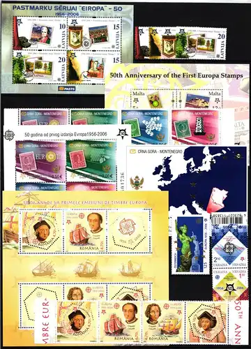 Lot Briefmarken Motiv "50 Jahre Europamarken" postfrisch #IG898