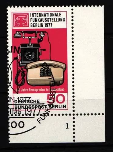 Berlin 549 gestempelt mit Formnummer #IW573